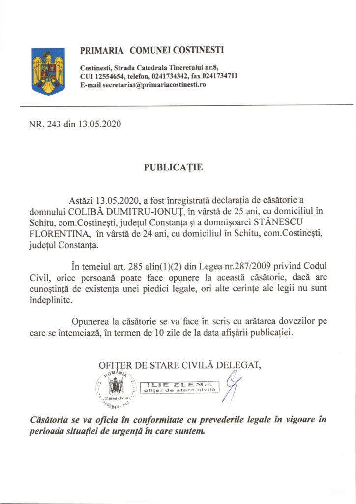 PUBLICATIE CASATORIE BANU page 001 724x1024